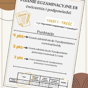 Pisanie Egzaminacyjne E8 - ćwiczenia i podpowiedzi | cz. I - Treść
